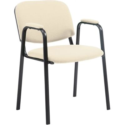 Décoshop26 - VisitorChair - Tissu crème - Chaise - Publicité Décoshop26 - VisitorChair - Tissu crème - Chaise - Publicité