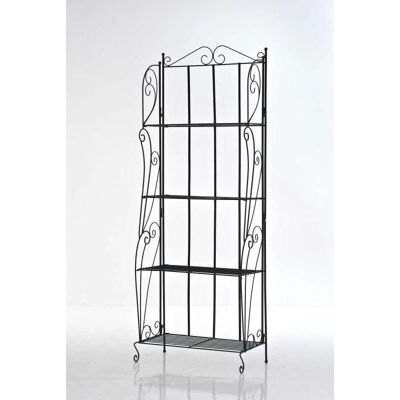 Décoshop26 - 100003977 - 160x60 cm - metal negro - Shelf Décoshop26 - 100003977 - 160x60 cm - metal negro - Shelf