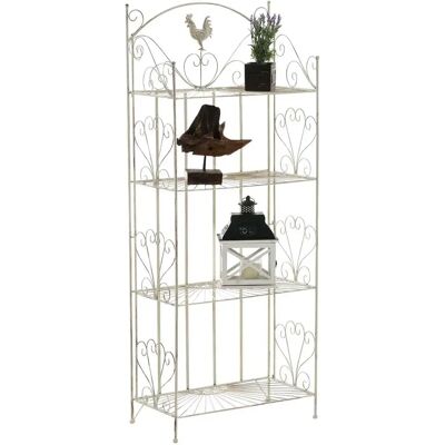 Décoshop26 - PlantStand-153cm - crème vieillie - support pour plantes - Publicité Décoshop26 - PlantStand-153cm - crème vieillie - support pour plantes - Publicité