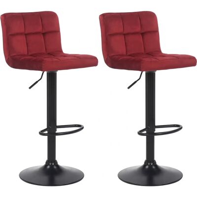DÉCOSHOP26 - Velvet Bar Stool Set DÉCOSHOP26 - Velvet Bar Stool Set