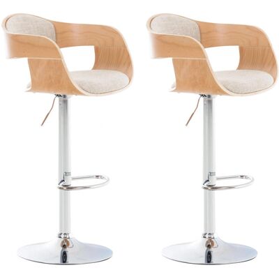 Décoshop26 - tabourets de bar scandinaves - crème - Bar stools - Publicité Décoshop26 - tabourets de bar scandinaves - crème - Bar stools - Publicité