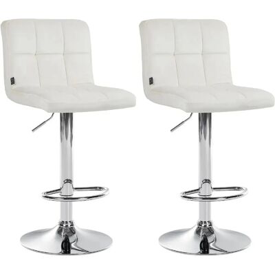DÉCOSHOP26 - Taburete de Bar Terciopelo 2 DÉCOSHOP26 - Taburete de Bar Terciopelo 2