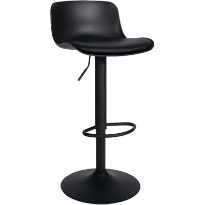 DÉCOSHOP - 100004531 - Cuero PU negro - Bar Stool DÉCOSHOP - 100004531 - Cuero PU negro - Bar Stool