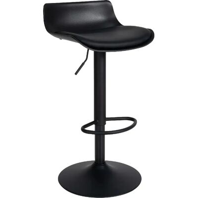 DÉCOSHOP26 - 100004536 - Negro - Taburete de bar 360° DÉCOSHOP26 - 100004536 - Negro - Taburete de bar 360°