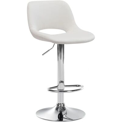 Décoshop26 - 100004590 - Crema - Taburete de bar Décoshop26 - 100004590 - Crema - Taburete de bar