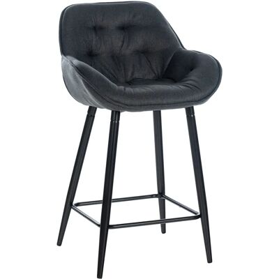 DÉCOSHOP26 - 100004900 - Tissu gris - Tabouret de bar - Publicité DÉCOSHOP26 - 100004900 - Tissu gris - Tabouret de bar - Publicité