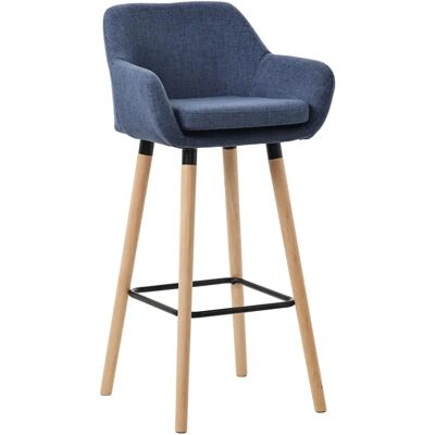 DÉCOSHOP26 - 100004918 - Tissu bleu - Bar stool - Publicité DÉCOSHOP26 - 100004918 - Tissu bleu - Bar stool - Publicité
