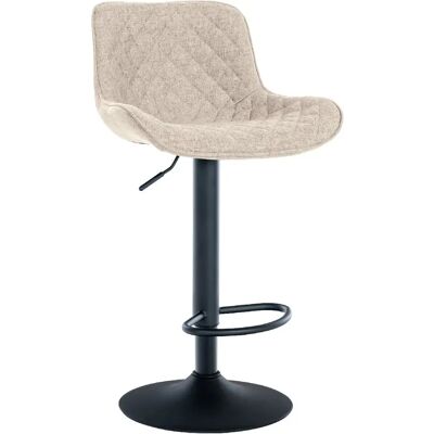 DÉCOSHOP26 - Taburete de bar - taupe tissu - 59-83 cm - Bar stool - Publicité DÉCOSHOP26 - Taburete de bar - taupe tissu - 59-83 cm - Bar stool - Publicité