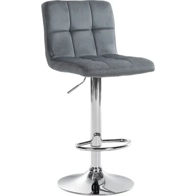 Décoshop26 - 100005325 - Siège velours - Tabouret - Publicité Décoshop26 - 100005325 - Siège velours - Tabouret - Publicité