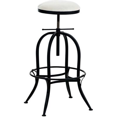 DÉCOSHOP26 - 100005360 - Métal noir - Bar Stool - Publicité DÉCOSHOP26 - 100005360 - Métal noir - Bar Stool - Publicité
