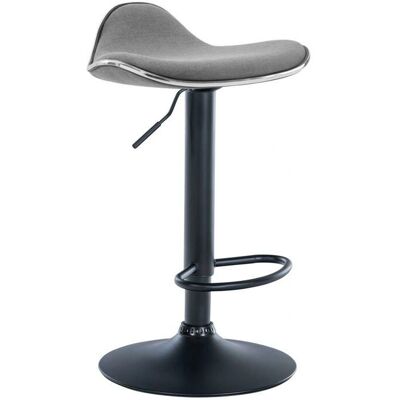 DÉCOSHOP26 - 100005392 - Tela gris - Taburete de bar DÉCOSHOP26 - 100005392 - Tela gris - Taburete de bar