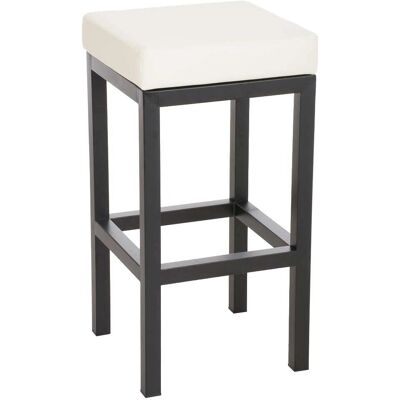 DÉCOSHOP - DÉCOSHOP26 - Crema - 38x38 cm - Taburete de bar DÉCOSHOP - DÉCOSHOP26 - Crema - 38x38 cm - Taburete de bar