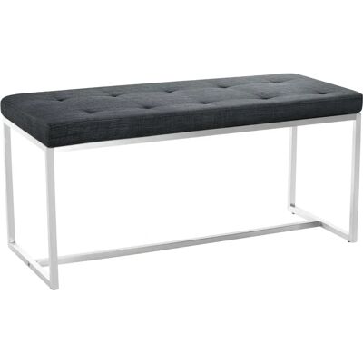 DÉCOSHOP26 - Banco gris oscuro 100 cm - dark grey - Bench DÉCOSHOP26 - Banco gris oscuro 100 cm - dark grey - Bench