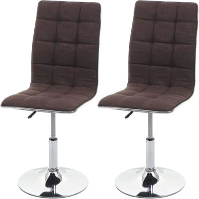 DECOSHOP26 - 040000348 - Marrón - Altura 89-103 cm - Silla DECOSHOP26 - 040000348 - Marrón - Altura 89-103 cm - Silla
