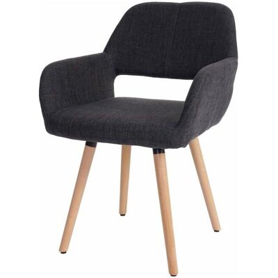 HELLOSHOP26 Silla de Comedor Retro - Tela, Patas de Madera Clara - Comedor y Sala HELLOSHOP26 Silla de Comedor Retro - Tela, Patas de Madera Clara - Comedor y Sala