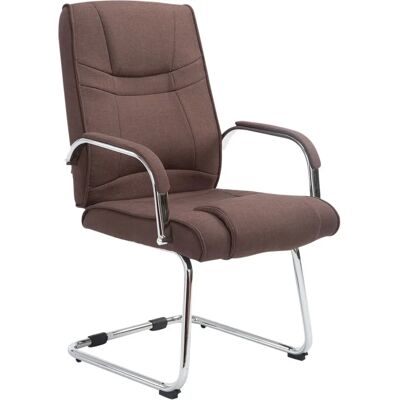 DECOSHOP26 - BUR10721 - Marron - Tissu - Chaise de bureau - Publicité DECOSHOP26 - BUR10721 - Marron - Tissu - Chaise de bureau - Publicité
