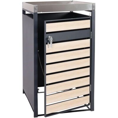 Décoshop26 - 125x68x80 cm - Métal anthracite - Publicité Décoshop26 - 125x68x80 cm - Métal anthracite - Publicité