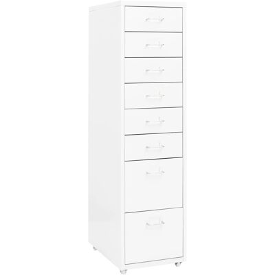Décoshop26 - DEC024567 - Metal blanco - 28x41x109 cm - Armario de almacenamiento Décoshop26 - DEC024567 - Metal blanco - 28x41x109 cm - Armario de almacenamiento