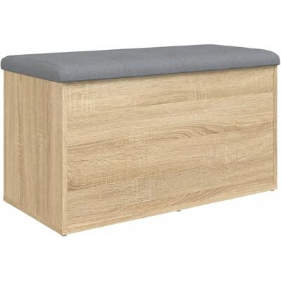 DECOSHOP26 - DEC024757 - Sonoma Oak - Plywood - Storage Bench DECOSHOP26 - DEC024757 - Sonoma Oak - Plywood - Storage Bench