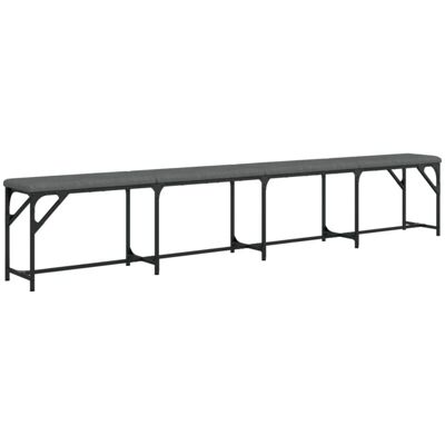 DECOSHOP - DEC025023 - Tela gris - Banco de comedor DECOSHOP - DEC025023 - Tela gris - Banco de comedor