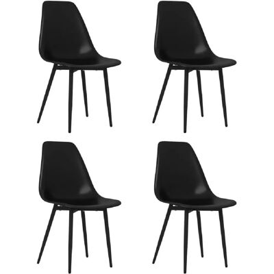 DECOSHOP26 - DEC025641 - Negro - Sillas de comedor DECOSHOP26 - DEC025641 - Negro - Sillas de comedor