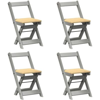DECOSHOP26 - DEC026287 - Bois de pin - Chaise de salle à manger pliante rustique - Publicité DECOSHOP26 - DEC026287 - Bois de pin - Chaise de salle à manger pliante rustique - Publicité