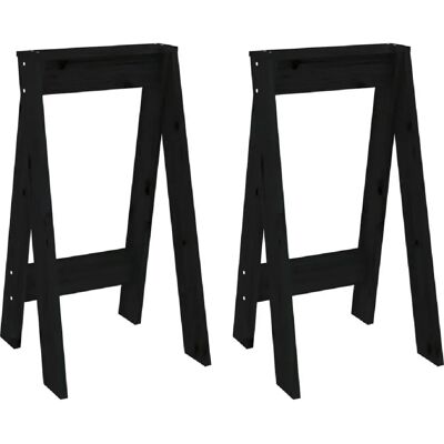 DECOSHOP - 26 - Noir - Bois de pin Tabouret de bar - Publicité DECOSHOP - 26 - Noir - Bois de pin Tabouret de bar - Publicité