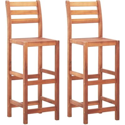 Décoshop26 - DEC029333 - Madera de acacia - Taburetes de bar Décoshop26 - DEC029333 - Madera de acacia - Taburetes de bar