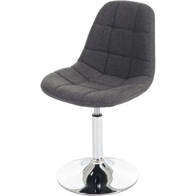 Décoshop26 - Retro chair - Gris - Chrome - Silla de comedor Décoshop26 - Retro chair - Gris - Chrome - Silla de comedor