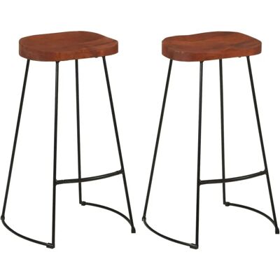 DÉCOSHOP26 - DEC029593 - Mango wood - Taburetes de bar DÉCOSHOP26 - DEC029593 - Mango wood - Taburetes de bar