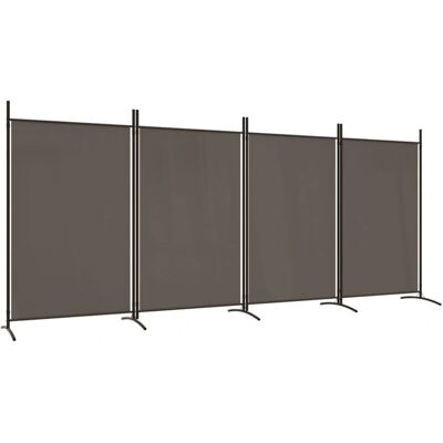 DÉCOSHOP26 - DEC030827 - 4 panneaux - 346 x 180 cm - anthracite - Cloison - Publicité DÉCOSHOP26 - DEC030827 - 4 panneaux - 346 x 180 cm - anthracite - Cloison - Publicité