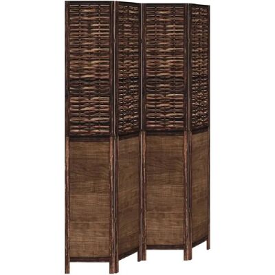 DÉCOSHOP26 - DEC030892 - Marrón - 4 paneles - Room divider DÉCOSHOP26 - DEC030892 - Marrón - 4 paneles - Room divider
