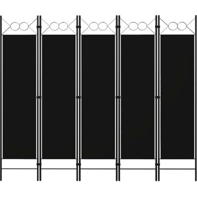 DECOSHOP26 - DEC031010 - Black Fabric - Room Divider DECOSHOP26 - DEC031010 - Black Fabric - Room Divider