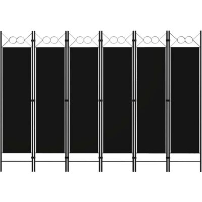 DECOSHOP26 - DEC031114 - 6-panel - Negro - Biombo DECOSHOP26 - DEC031114 - 6-panel - Negro - Biombo