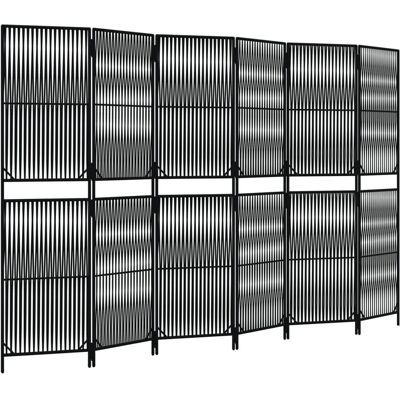 DÉCOSHOP26 - DEC031135 - Negro - 6-panel Separador de ambientes DÉCOSHOP26 - DEC031135 - Negro - 6-panel Separador de ambientes