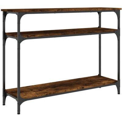 DECOSHOP26 - DEC031757 - Roble ahumado - Console Table DECOSHOP26 - DEC031757 - Roble ahumado - Console Table