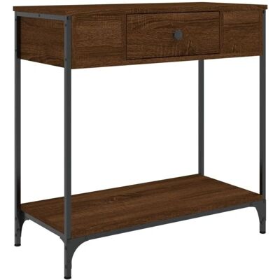 DECOSHOP26 - DEC031884 - Oak Brown - Console Table DECOSHOP26 - DEC031884 - Oak Brown - Console Table