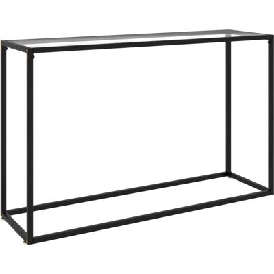 DÉCOSHOP26 - DEC032263 - Vidrio templado - Acero - Consola DÉCOSHOP26 - DEC032263 - Vidrio templado - Acero - Consola