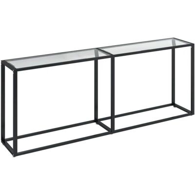 DECOSHOP26 - DEC032272 - Transparente - 200x35x75.5 cm - Console Table DECOSHOP26 - DEC032272 - Transparente - 200x35x75.5 cm - Console Table