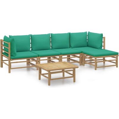 HELLOSHOP26 - Conjunto de Muebles de Jardín - Muebles de Bambú Modulares HELLOSHOP26 - Conjunto de Muebles de Jardín - Muebles de Bambú Modulares