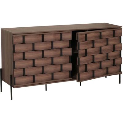 DÉCOSHOP26 - 040005994 - Marrón - 152x80x40 cm - Sideboard DÉCOSHOP26 - 040005994 - Marrón - 152x80x40 cm - Sideboard