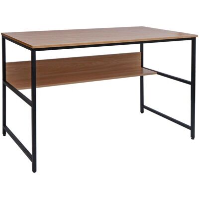 DÉCOSHOP26 - 040006063 - 120x60 - MDF naturel métal - Bureau - Publicité DÉCOSHOP26 - 040006063 - 120x60 - MDF naturel métal - Bureau - Publicité