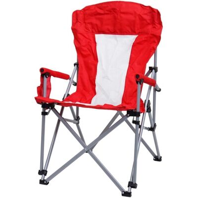 DÉCOSHOP26 - FoldingCampChair - Rojo - Silla plegable DÉCOSHOP26 - FoldingCampChair - Rojo - Silla plegable