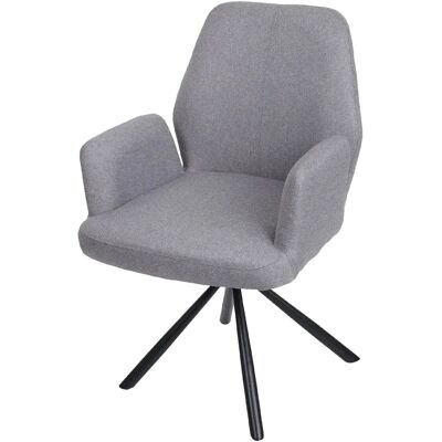 DÉCOSHOP26 040006313 Gris Tissu Chaise de salle à manger pivotante - Publicité DÉCOSHOP26 040006313 Gris Tissu Chaise de salle à manger pivotante - Publicité
