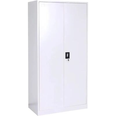 DÉCOSHOP26 - 040006414 - 6-étagères - Métal gris - Armoire - Publicité DÉCOSHOP26 - 040006414 - 6-étagères - Métal gris - Armoire - Publicité