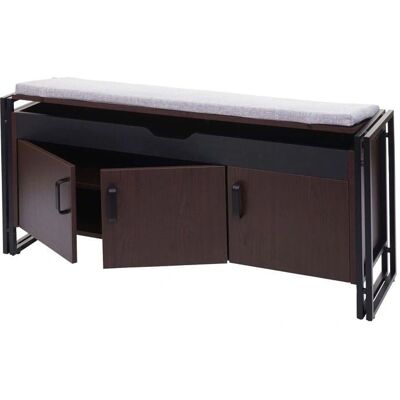 DÉCOSHOP26 - 040006539 - Brown - 53x110x30 - Shoe Bench DÉCOSHOP26 - 040006539 - Brown - 53x110x30 - Shoe Bench