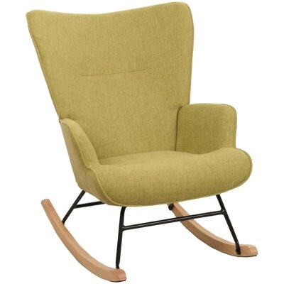 DECOSHOP26 - 040006915 - Verde - Tela - Sillón DECOSHOP26 - 040006915 - Verde - Tela - Sillón
