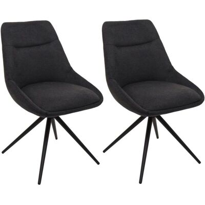 Décoshop26 - 2 chaises - Pivot 180° - Chaise salle à manger - Publicité Décoshop26 - 2 chaises - Pivot 180° - Chaise salle à manger - Publicité
