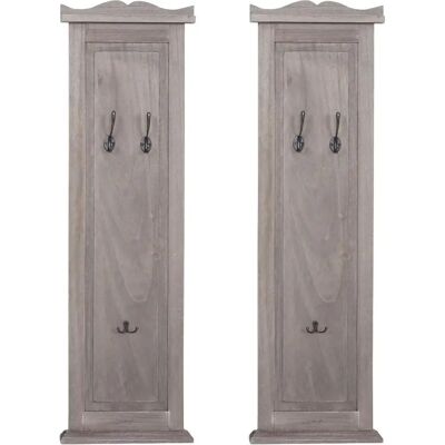 Décoshop26 - Juego de 2 percheros de pared - Publicité Décoshop26 - Juego de 2 percheros de pared - Publicité