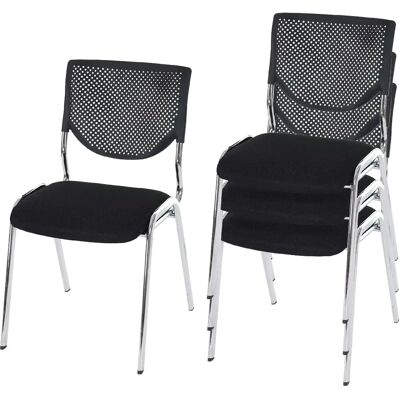 Décoshop26 - 040007533 - Asiento de tela negro - Chair Décoshop26 - 040007533 - Asiento de tela negro - Chair